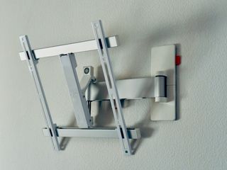 Soporte TV pared giratorio blanco