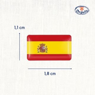 Pegatinas BANDERA DE ESPAÑA 1,1x1,8 cm lote X5 X10
