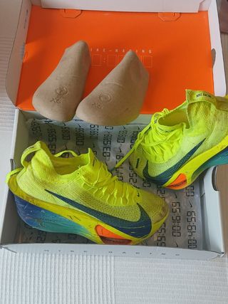 Zapatillas Nike Vaporfly Next - Amarillas y Verdes
