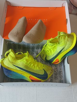 Zapatillas Nike Vaporfly Next - Amarillas y Verdes