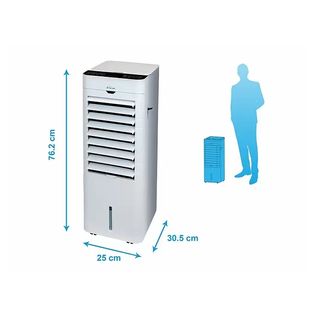 Climatizador evaporativo digital con calefactor