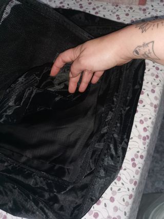 3 BOLSAS SEPARADOR VIAJE COLOR NEGRO