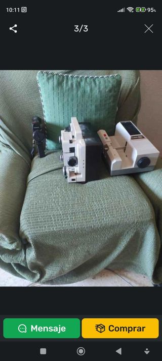 Proyector de diapositivas vintage