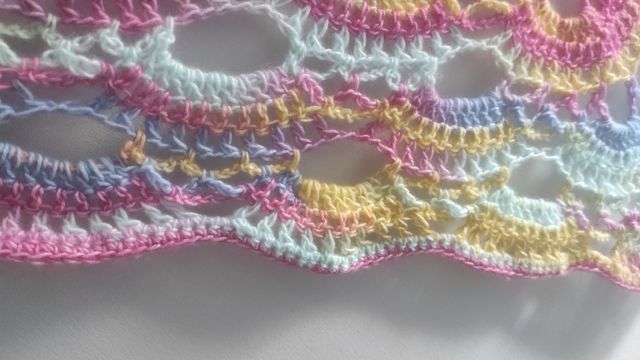 Chal XXL CROCHET multicolor