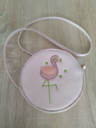 Bolso flamenco niña rosa