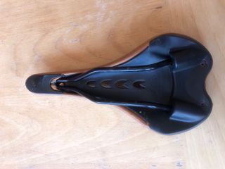 Sillín bici Liberty marrón