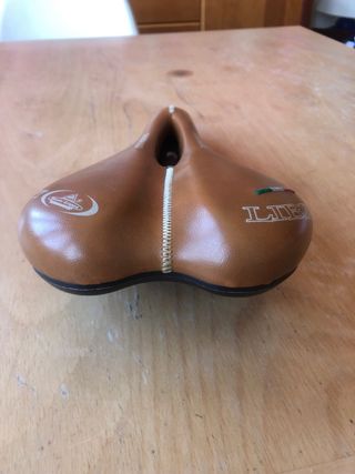 Sillín bici Liberty marrón