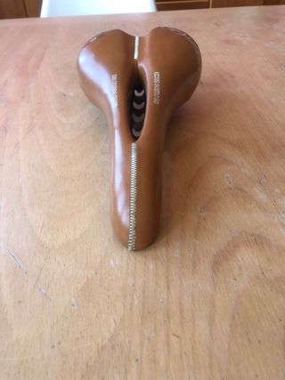 Sillín bici Liberty marrón