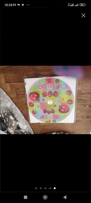 Plato giratorio de cristal - Decorativo