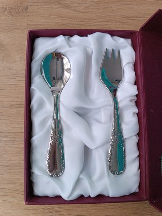 Cunill cubiertos bebé acero inoxidable