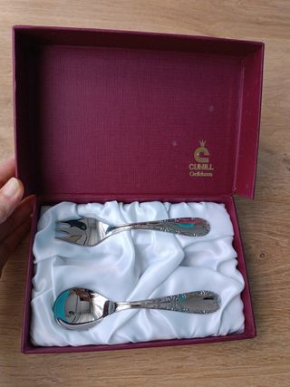 Cunill cubiertos bebé acero inoxidable