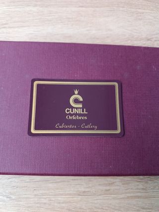 Cunill cubiertos bebé acero inoxidable