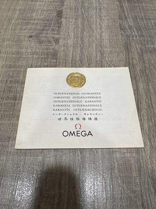 Omega Garantía Acero 1968