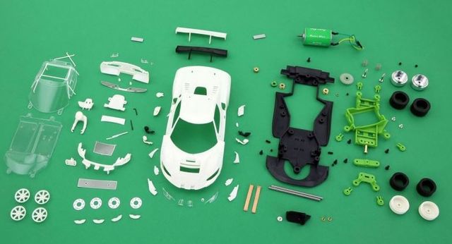 Ferrari 296 GT3 Kit en blanco