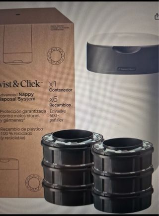 2 cubos pañales Twist & Click