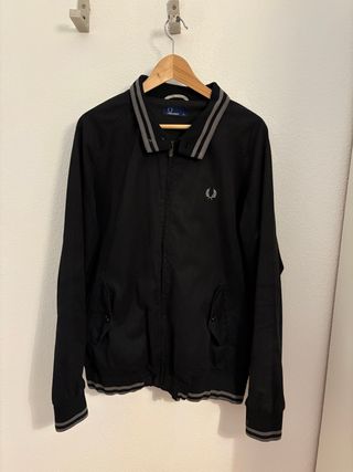 Cazadora Fred Perry negra - Talla XL
