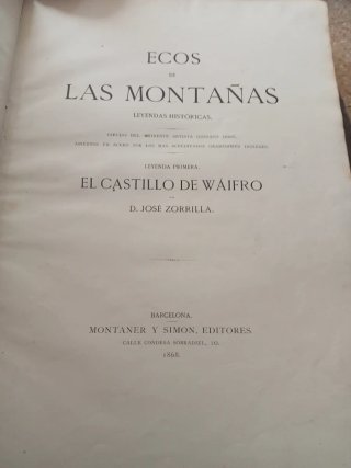 Los ecos de las montañas 1868