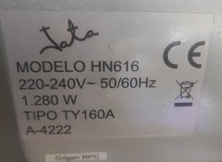 Horno eléctrico Jata 16L - A-4222