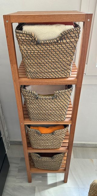 Estantería Ikea 5 baldas y cestas