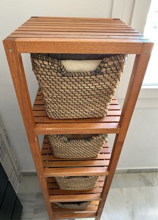 Estantería Ikea 5 baldas y cestas
