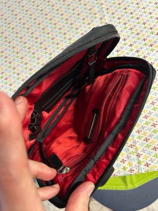 Bolso bandolera negro, elegante en cordura
