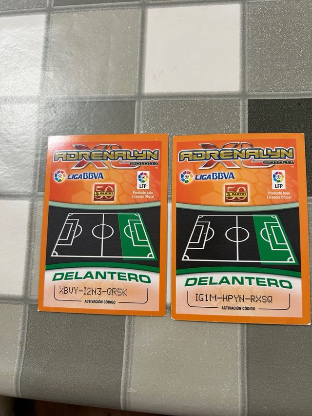 2 Cromos Higuaín Adrenalyn XL