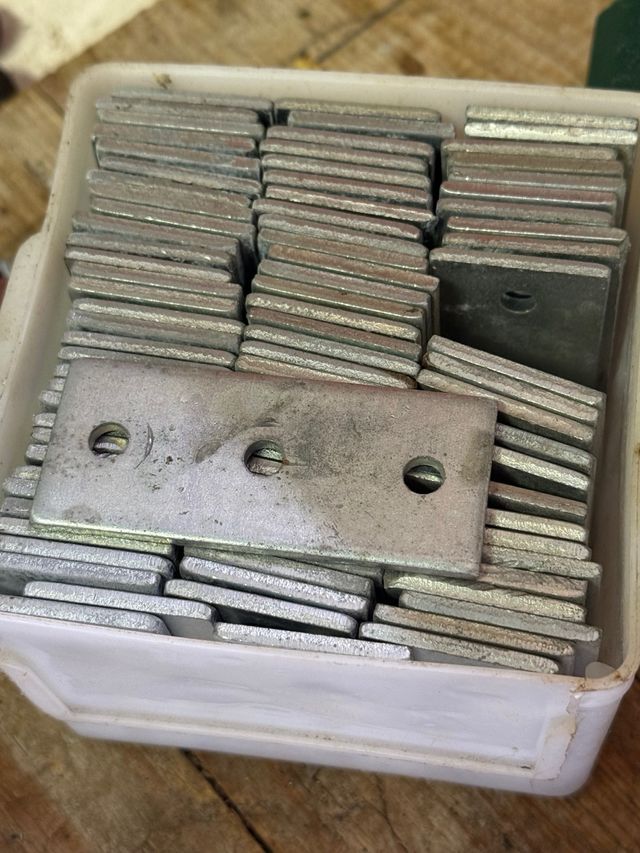 Piastre/spessori acciaio 7x3