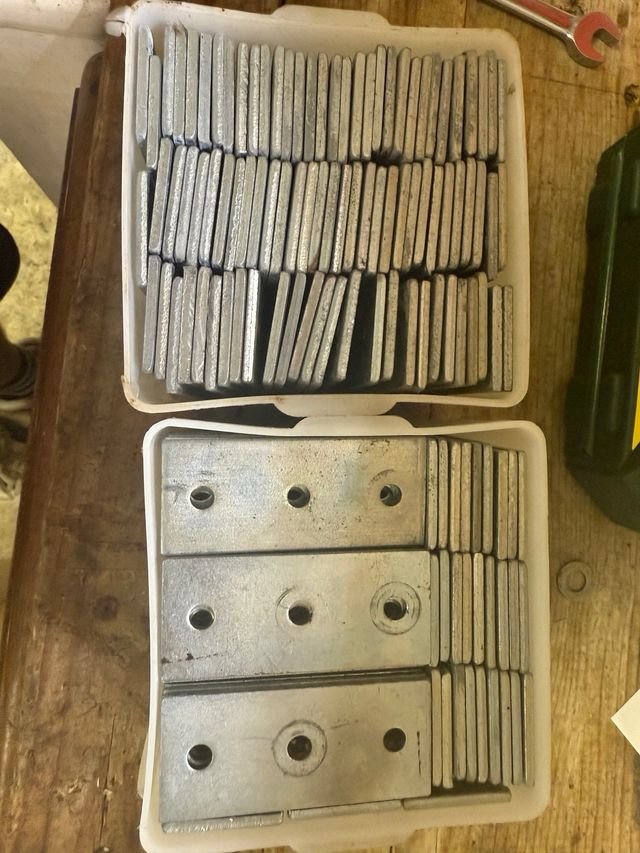 Piastre/spessori acciaio 7x3