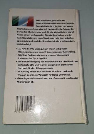 Dizionario italiano tedesco