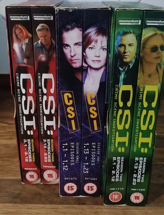 CSI edicion coleccionista DVDs + libros de fotos