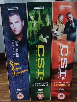 CSI edicion coleccionista DVDs + libros de fotos