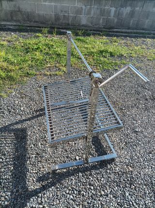 Parrilla inoxidable c/barilla