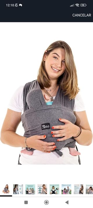 Mochila portabebés Ergobaby - gris