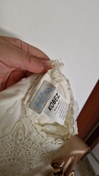 Vestido bautizo bebé