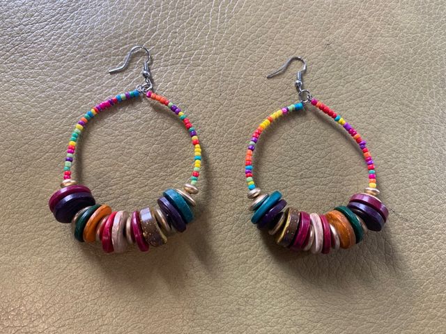 Orecchini a Cerchio Multicolor