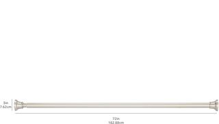 Barra metal extensible para cortina