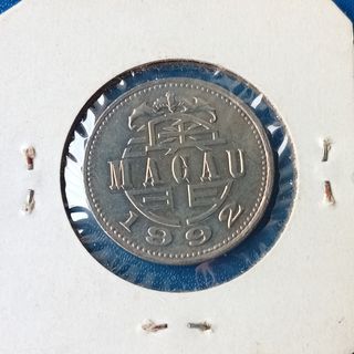 Monete di Macao: 10, 20 e 50 Avos + 1 Pataca