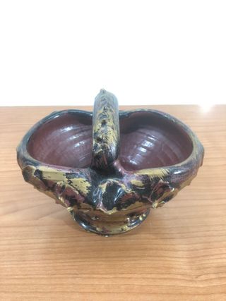 CESTA CERÁMICA ANTIGUA