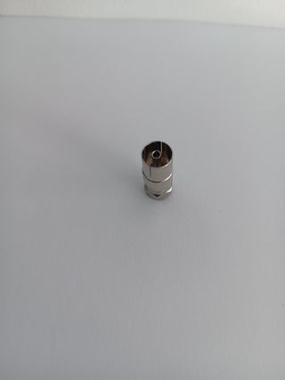 Adaptador F Macho para TV Fêmea Coaxial (10 UNIDAD