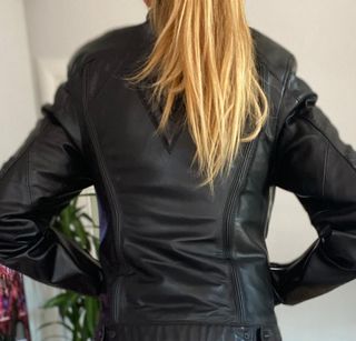 Chaqueta moto piel mujer
