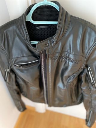 Chaqueta moto piel mujer