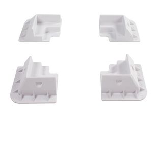 Bases completas para placa solar, KIT 4 piezas