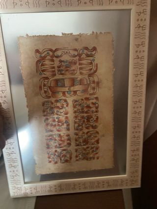 Papiro Maya Calendario - Cuadro