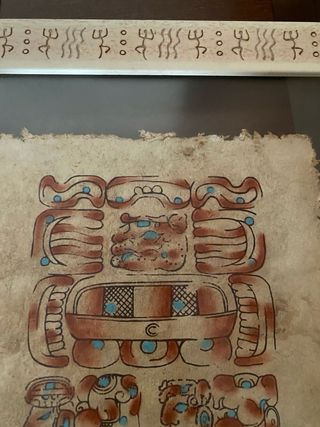 Papiro Maya Calendario - Cuadro