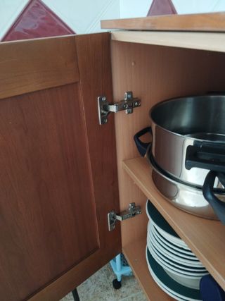 Armario cocina madera marrón