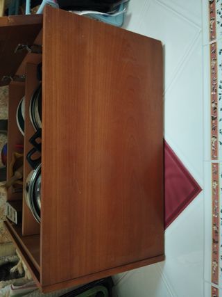 Armario cocina madera marrón