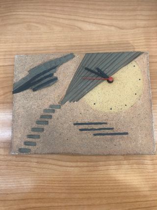 RELOJ DE PARED PIEDRA VINTAGE