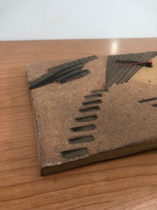 RELOJ DE PARED PIEDRA VINTAGE