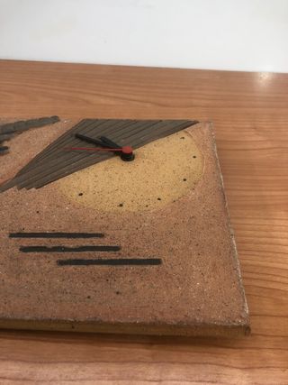 RELOJ DE PARED PIEDRA VINTAGE