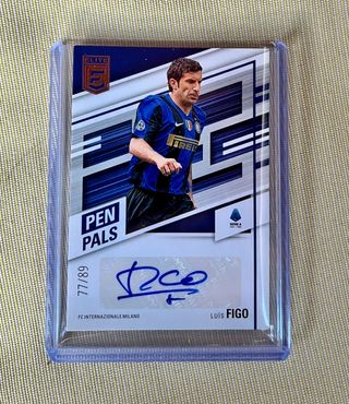 LUIS FIGO /89 AUTO AUTOGRAPH FIRMA TOPPS PANINI 